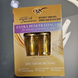 OGX Argan Oil of Morocco Extra Penetrating Oil Renewing 3.3 FL OZ, 2 Pack.
